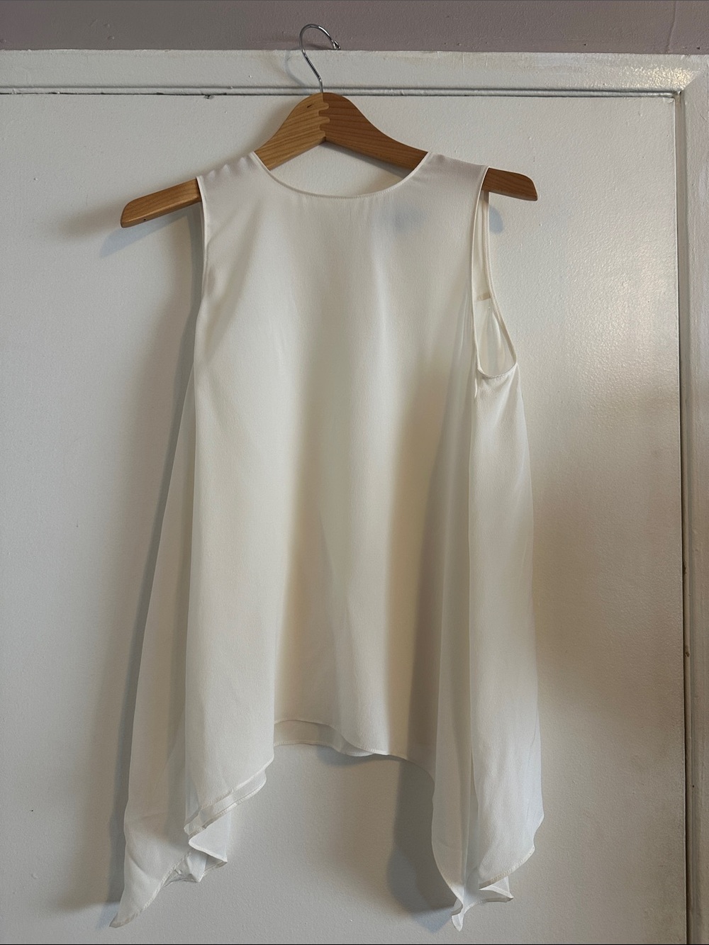 Sleeveless Cream Top